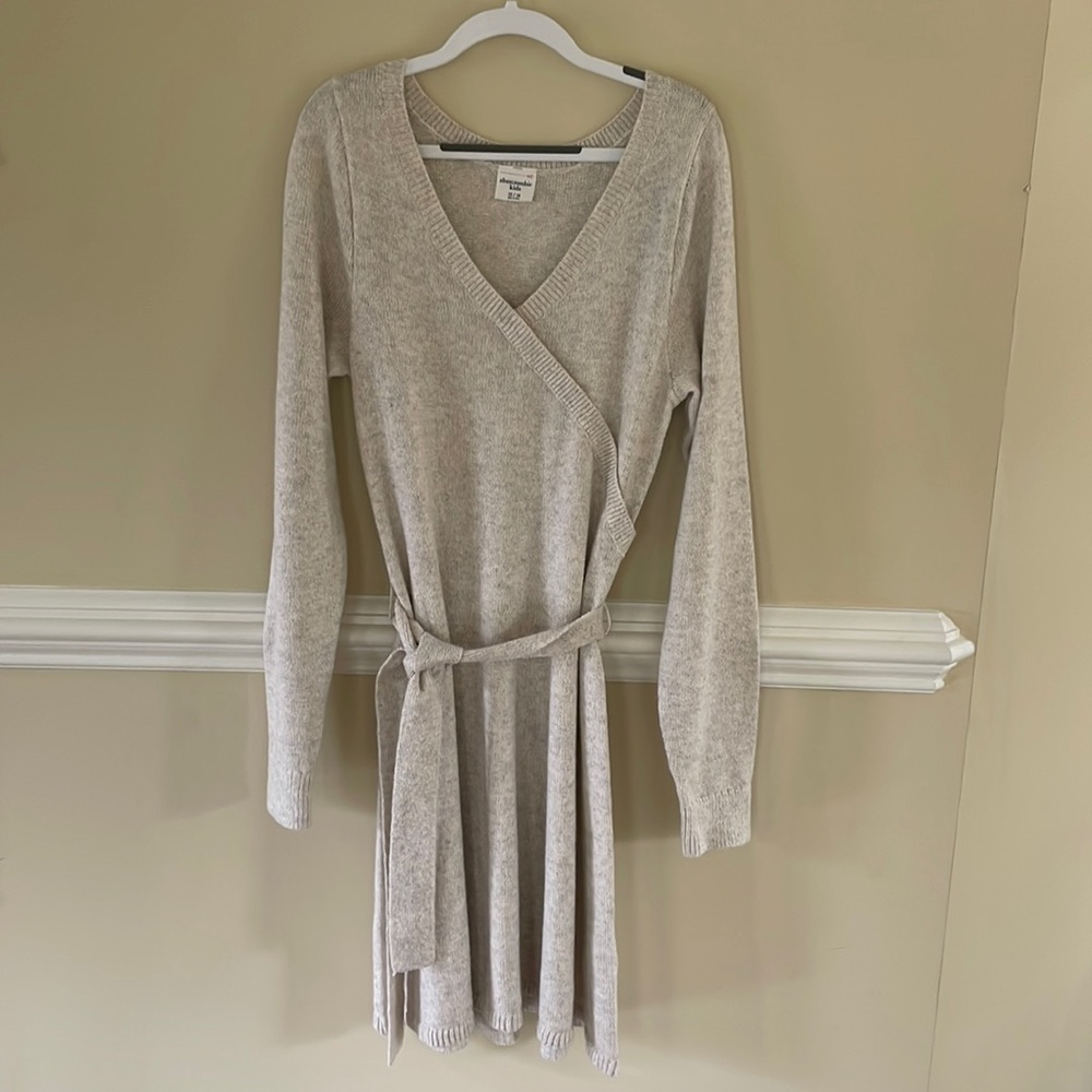Abercrombie Kids Girls knit wrap dress size 13/14